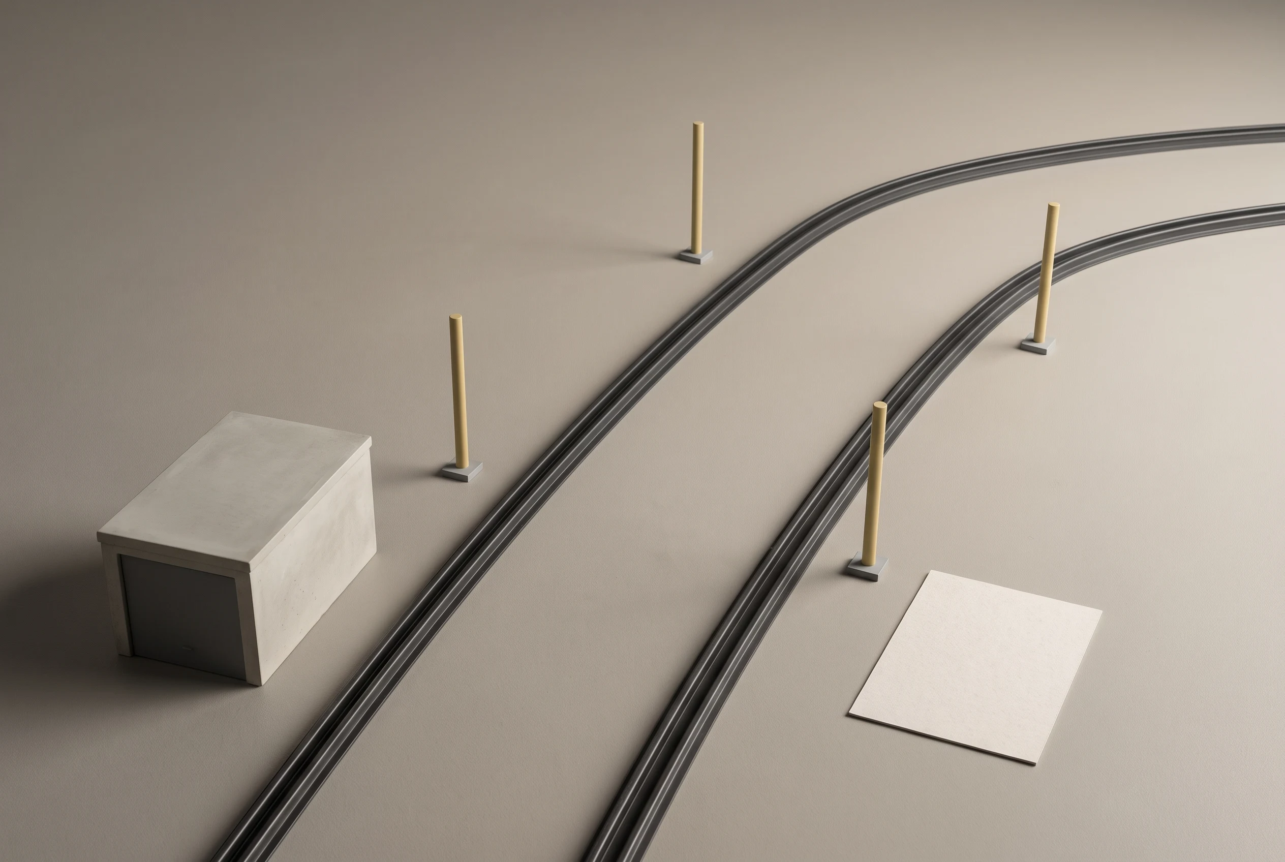 Illustrative Darstellung zum Ratgeberthema Fertiggarage transportieren: Zufahrt und Kranweg vorbereiten